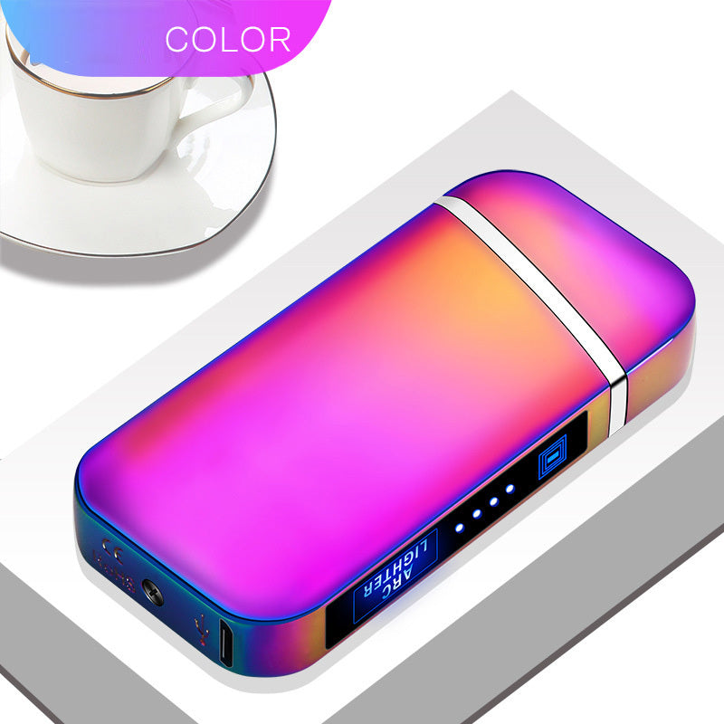 Electricity Display Double Double Usb Charging Lighter